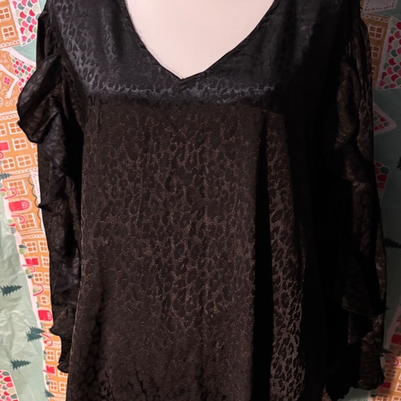 Black nouveaumonde blouse - Picture 1 of 6